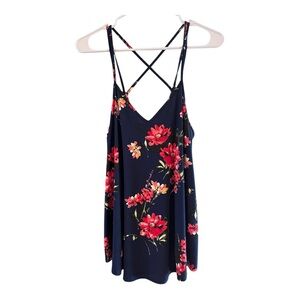Floral Strappy Women's Top